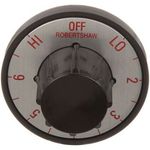 Black Knob2 D, Off-Low-2-6-Hi for Seco Part# 0177950