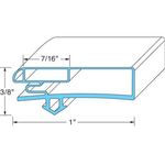 Door Gasket, 22-11/16" x 60-13/16": Fits Anthony Brand