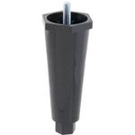 Leg, 1/4-20, 4"H, Plst, Blk for Bunn Part# 03359.0001