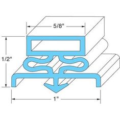 Door Gasket23-5/8" X 59-3/4" for Traulsen Part# 09501