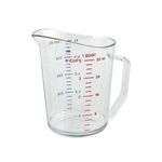 Cup, Measuring (1 Qt,Clr Plst) for Cambro Part# 100MCCW-135