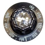 Kn225 Black Plastic Knob 150-500