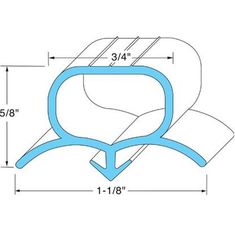 Door Gasket for Silver King Part# 10310-12