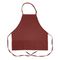 1040BRG - 3 Pocket Adjustable Burgundy Bib Apron