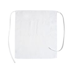 1043WHT - 2 Pocket White Bistro Apron