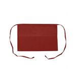 1047BRG - 3 Pocket 15 in Burgundy Waist Apron