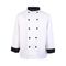 10483XL - 3XL White and Black Executive Chef Coat