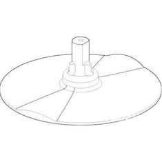 Discharge Plate for Robot Coupe Part# 104921S