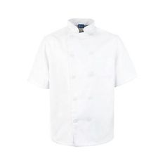 3Xl Mens Chef Coat Short Sleeve for AllPoints Part# 10513XL