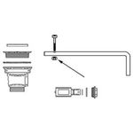 Fisher 11177 Nut, Hex, M4 x 7MM