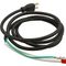 Cord,Power(18/3,120V,66",Sjto) for Server Part# 11230