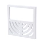 11468 - 9 1/8" Plastic 1/2 Floor Sink Top Grate