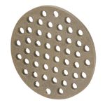 11483 - 4 5/8 in Round Brass Floor Drain Strainer