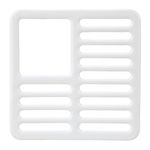 11527 - 9 1/4" Porcelain 3/4 Floor Sink Top Grate