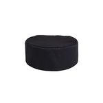 1168BLCK - Black Pill Box Chef Hat