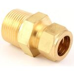 Southbend Range 1185109 Adapter, 3/4" Tube x 1" NPT Male