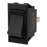 Sw284 Black Rocker Switch 20A 125-277Vac Dpst