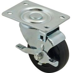 Caster,Plate(3"Od,Swvl,W Brake for AllPoints Part# 1201198