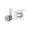 Lock, Cylinder (S/S Face) for Standard Keil Part# 1230-1214-3000