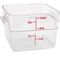 Container Sq Clear 12Qt  for Cambro Part# 12SFSCW135