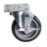 13104 - 5 in Swivel Plate Caster Set