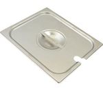 Ss Lid W/Notch  For 1/2 Size Pan for AllPoints Part# 1331642