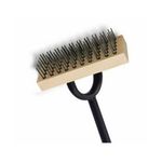 1332086 - 24 in Coarse Flat Wire Brush w/ Horseshoe Handle