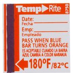 1381258 - TempRite® Dishwasher Temperature Test Labels