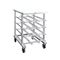 14518 - Half-Size Mobile Can Storage Rack with Poly Worktop