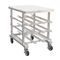 14520 - Counter-Height Mobile Can Storage Rack with Poly Worktop