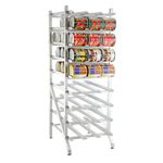 14551 - Full Size Heavy Duty Stationary Can Rack