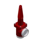 1/2" ANGLE STOP VALVE W/CAP For Danfoss Part# 148B5821