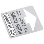 Label Chute Grey For Scotsman Part# 15-0680-03