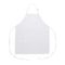 1557WHT - 2 Pocket Adjustable White Bib Apron