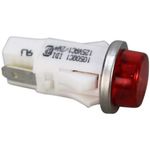 Light, Indicator 125V Red, Round: Fits Blodgett Brand