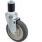 120-1136 - CASTER,STEM (5"OD, SWVL, GRAY)