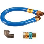 Dormont - 16100BPQ36 - 36 in 1 in NPT  Blue Hose® Gas Connector Kit