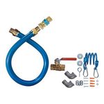 Dormont 16100KIT48 Deluxe SnapFast® 48" Gas Connector Kit with Two Elbows and Restraining Cable - 1" Diameter