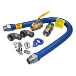 Dormont - 16125KIT48 - 1 1/4 in x 48 in Blue Hose™ Deluxe Gas Hose Connector Kit