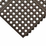 16510 - 550 Cushion-Ease® Interlocking Anti-Fatigue 3' x 3' Rubber Mat