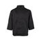 2Xl Black Chef Coat 3/4 Sleeve for AllPoints Part# 16602XL