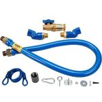 Dormont - 1675KITCF2S48 - 3/4 in x 48 in Blue Hose™ Swivel Max® Gas Hose Connector Kit