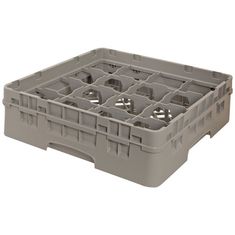 CAMBRO - 16S318 - GLASS RACK  16  GRAY (151)