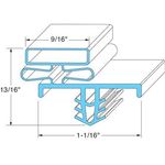 Delfield 1701319 Gasket,Half Dr,V6k