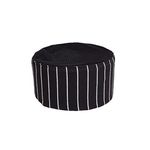 1880CKBK - Striped Mesh Chef Hat