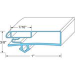 Door Gasket 22-1/16 W X 71-7/8 L D2D for Anthony Part# 2-14160-2013