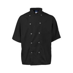 2Xl Mens Active Chefcoat Black/Slate Ss for AllPoints Part# 2124BKSL2XL