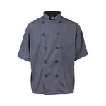 2Xl Mens Active Chefcoat Slate/Black Ss for AllPoints Part# 2124SLBK2XL