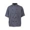 2124SLBK2XL - 2XL Men's Active Slate Short Sleeve Chef Coat