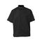 2126BKBK2XL - 2XL Men's Active Black Short Sleeve Chef Shirt